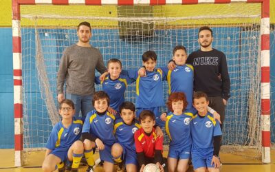 El pre benjamín del club Salesianos Ibi empata a 8 frente al líder